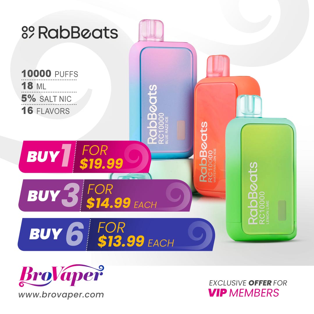 RABBEATS RC10000 DISPOSABLE VAPE BroVapers