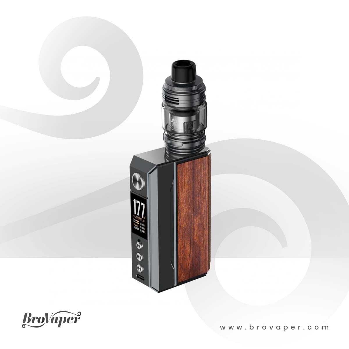 DRAG 4 Gun Metal And Rosewood