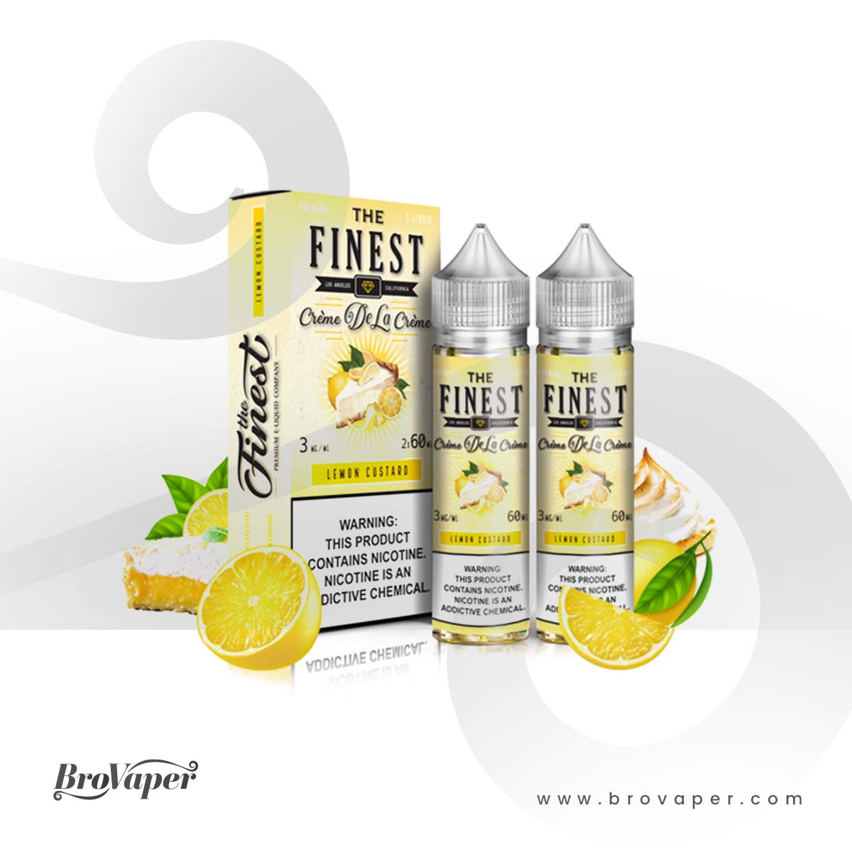 LEMON CUSTARD BY CREME DE LA CREME 2X60ML