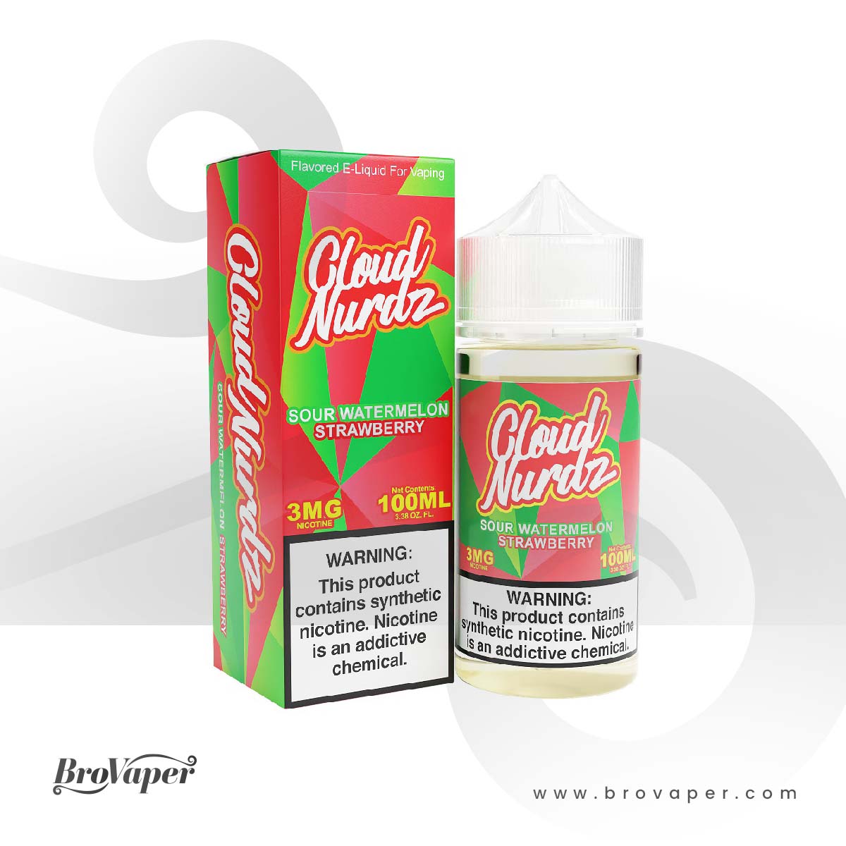 SOUR WATERMELON STRAWBERRY BY CLOUD NURDZ