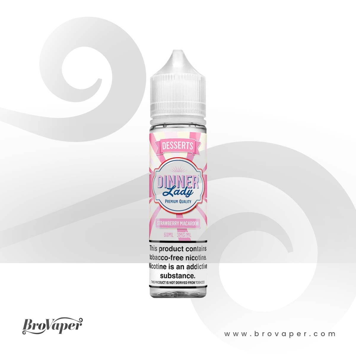 STRAWBERRY MACAROON BY DINNER LADY 60ML