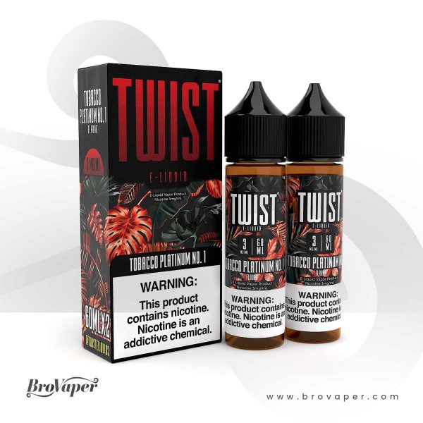 TOBACCO PLATINUM NO. 1 BY TWIST E-LIQUID 2X60ML