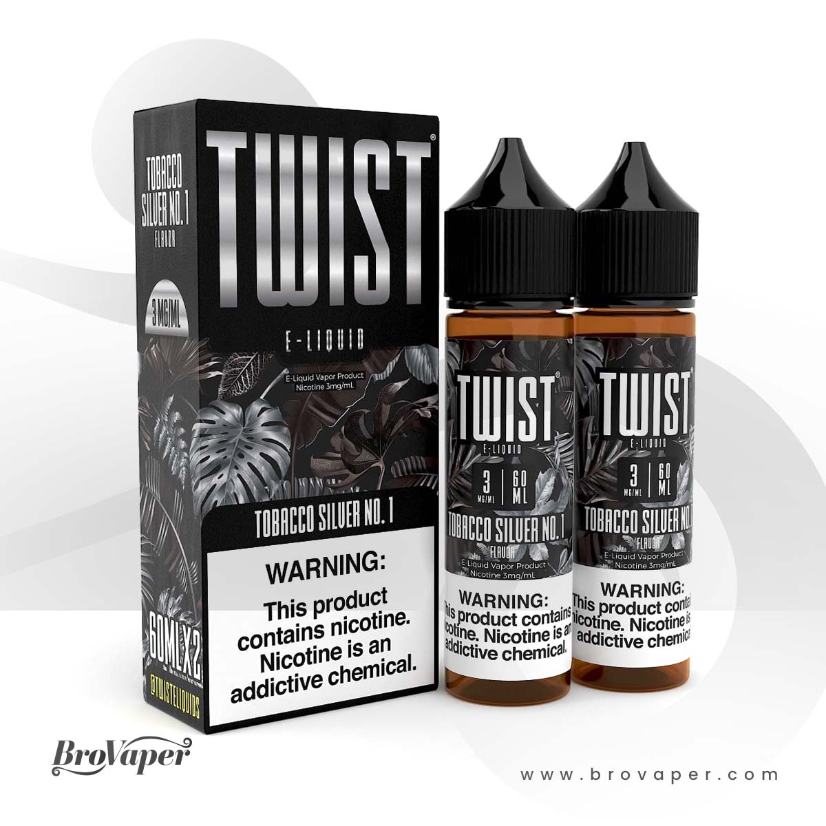 TOBACCO SILVER NO. 1 BY TWIST E-LIQUID 2X60ML