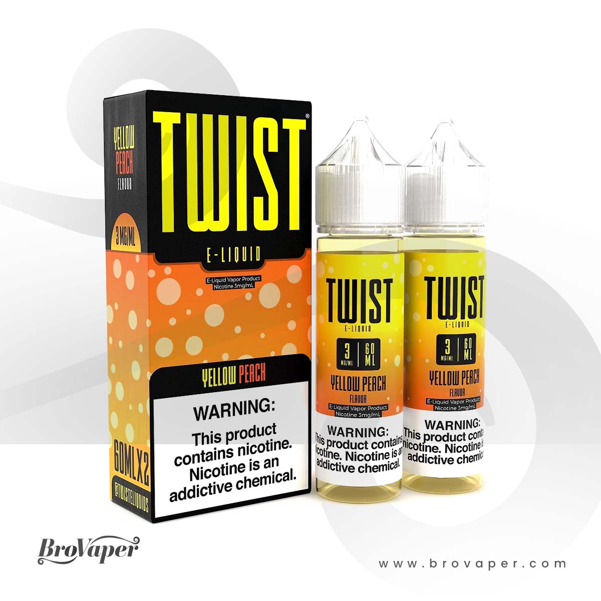 YELLOW PEACH BY TWIST E-LIQUID 2X30ML