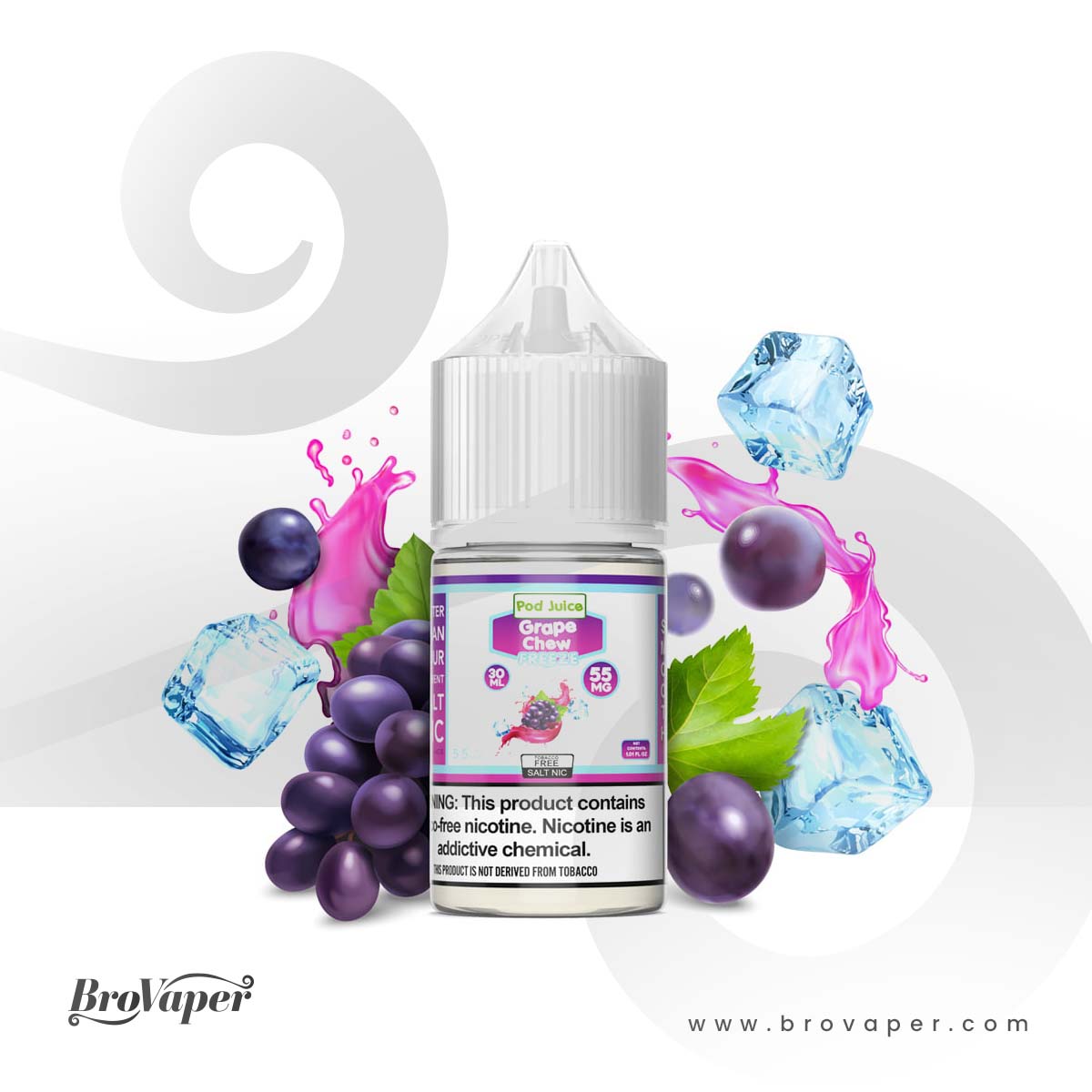 grape chew freeze by pod juice 55