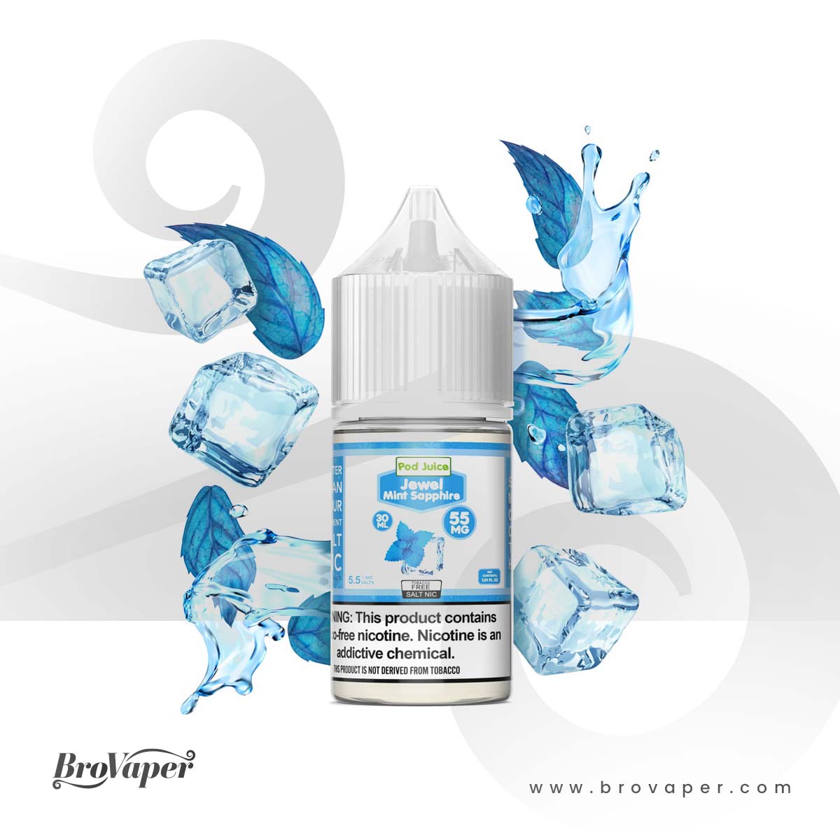 jewel mint sapphire by pod juice 55