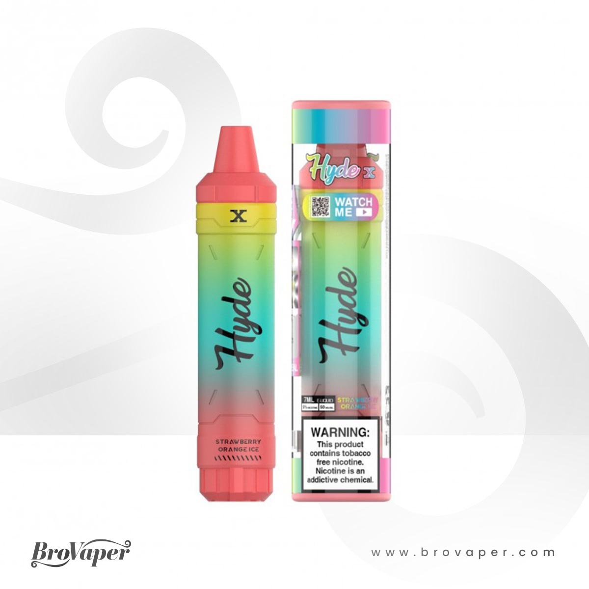 hyde_x_3000_puffs_strawberry_orange_ice_wholesale_distributor_near_me_free_shipping_order_now_hyde_master_distro